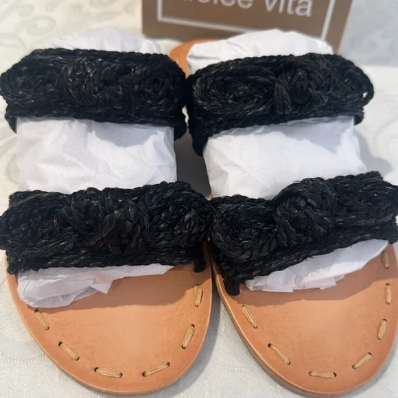 dolce vita Dinah Raffia Sandal. Ladies 8. - Picture 6 of 13
